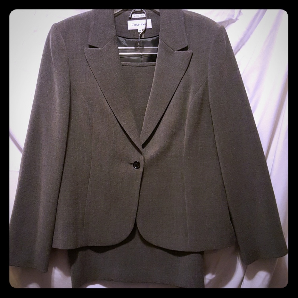 Calvin Klein Women's Gray Blazer